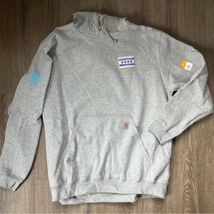 Limited Edition Barstool Chicago Carhartt Hoodie Size XL